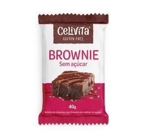 BROWNIE DE CHOCOLATE SEM AÇÚCAR 40G