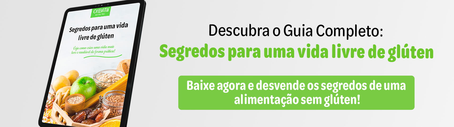 Segredo para uma vida livre de glúten